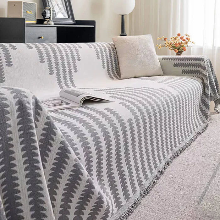 Housse de Canapé Jasmin en Chenille avec Bouclier Anti-Taches & Anti-Odeurs + 4 Cadeaux