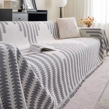 Housse de Canapé Jasmin en Chenille avec Bouclier Anti-Taches & Anti-Odeurs + 4 Cadeaux